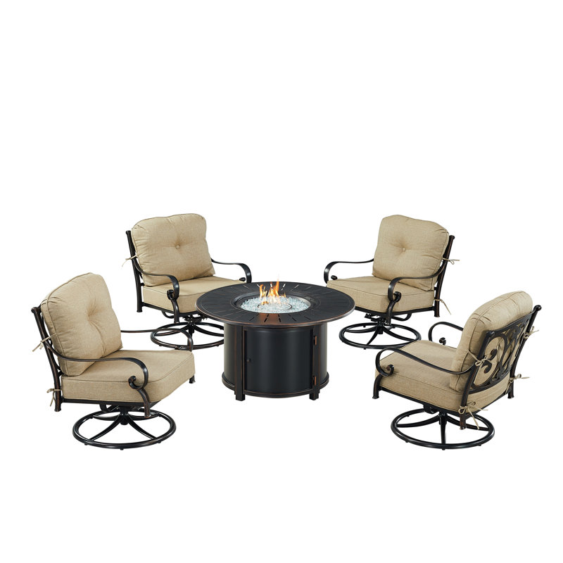 Hagen Outdoor 6 - Piece Conversation Set
