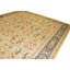 Hand Knotted Wool Area Rug in Gold And Navy