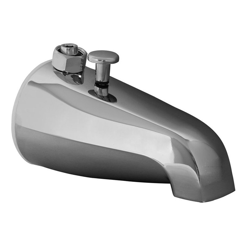 Bathroom Tub Spout with Diverter, Polished Chrome