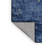 Machine Washable Blue Area Rug
