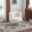 Adelfa Upholstered Armchair with Footstool