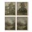 «Vintage Landscape», ensemble de 4 encadrés-178046283-178046325