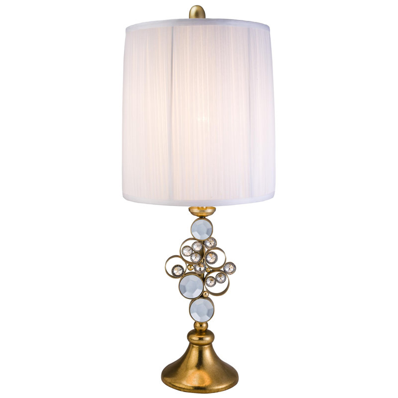 Dazzling Faux Table Lamp, Gold, 28.25''H x 12''W x 14.25''D