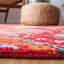 Tapis en laine / coton touffeté à la main en rouge / or Southwestern-1898439304
