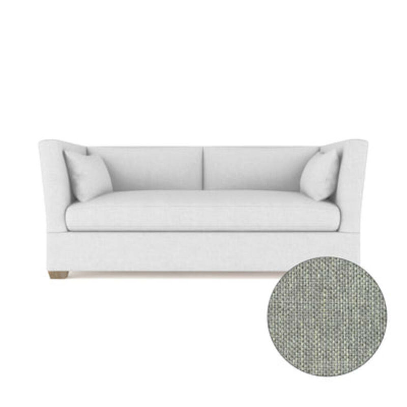 Rivington Flare Square Track-Arm Sofa, Weathered, 31" H x 84" W x 37" D, Vintage Leather Alabaster