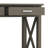 Kitchener 47"W Solid Wood Contemporary Storage Console Table with 2 Drawers and Bottom Storage Shelf-1116914085