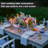 8Pcs Mini Lanterns with Flickering LED Tea Candle-1905813019
