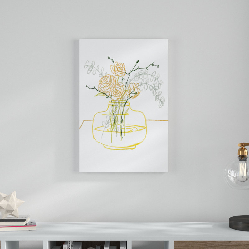 «Start Fresh I», peinture sur toile, H 30 po x l 20 po
