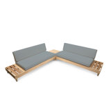 Vespera Outdoor 3 - Piece Conversation Set