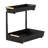 Under-sink Storage Rack with Slide-Out Drawers Double Layer Design Spacious Capacity Height