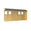 4ft x 14ft Apex Summer Shed