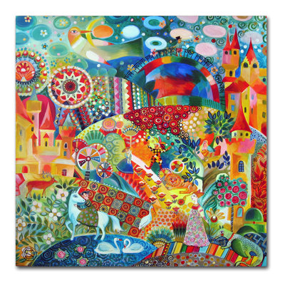 « licorne », reproduction d’impression sur toile tendue