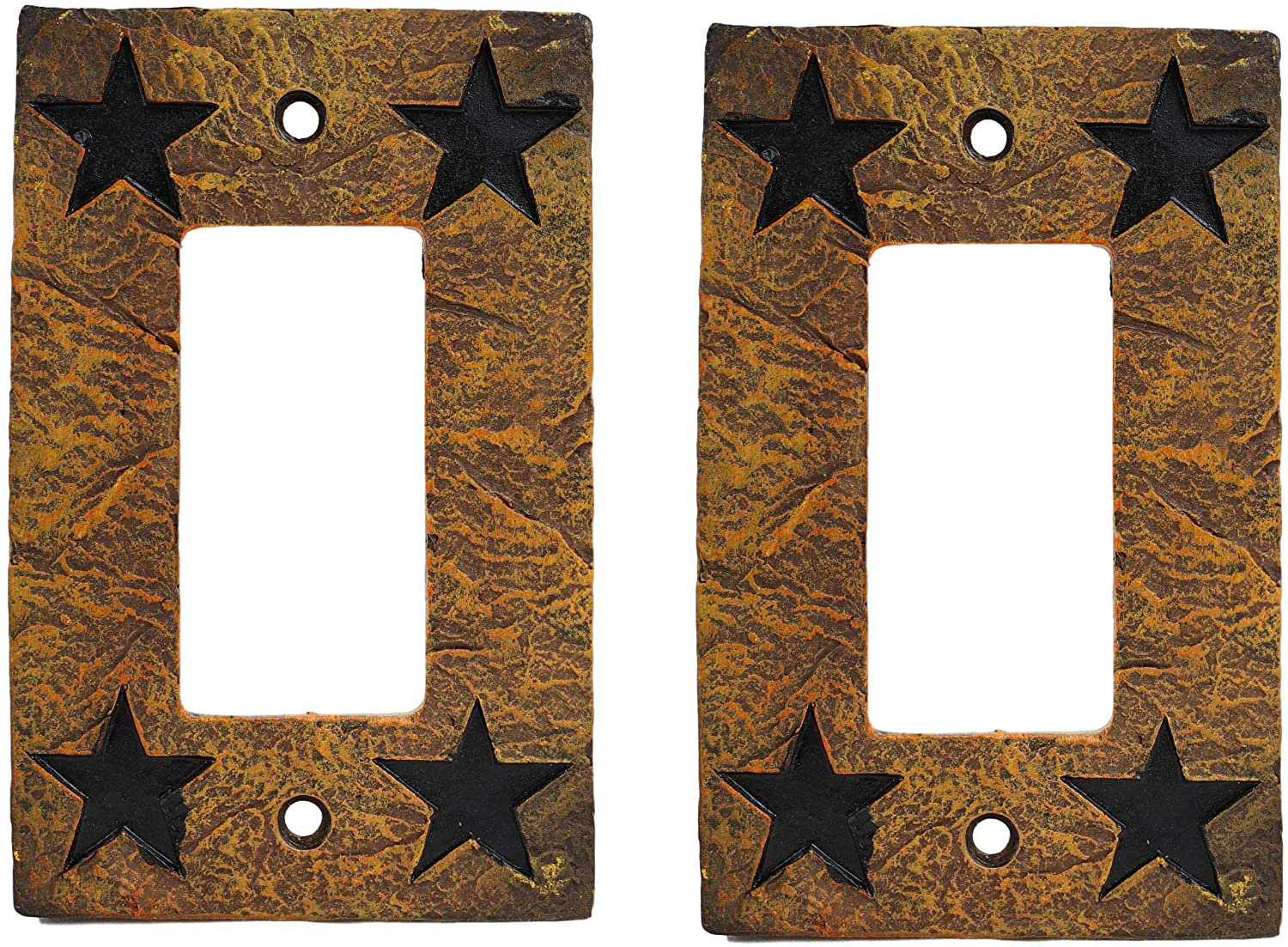 Rosalind Wheeler Ebros Set Of 2 Novelty Rustic Country Western Stars