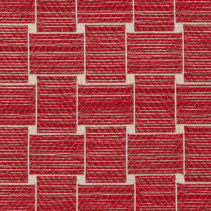 Granville Beaumois Cotton Blend Performance Fabric, Red