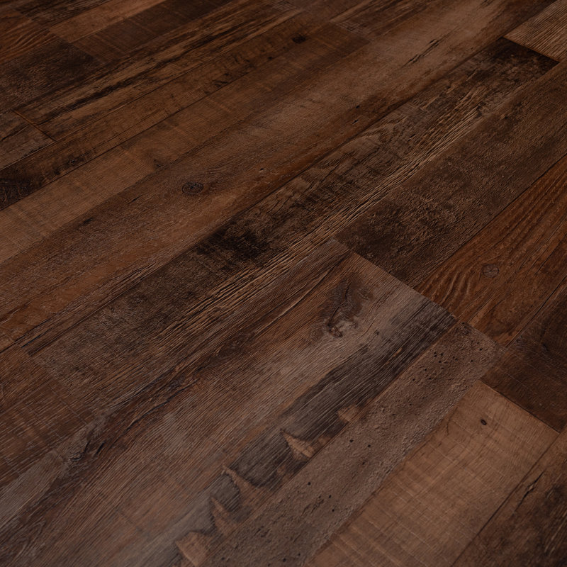 Element Flooring 7 " W x 48 " L Vinyl plank, Dark Brown