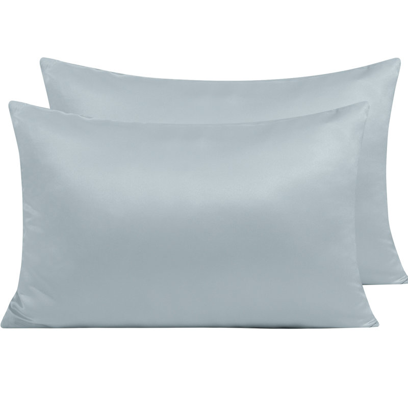  Housse de coussin en microfibre, Grand, Gray