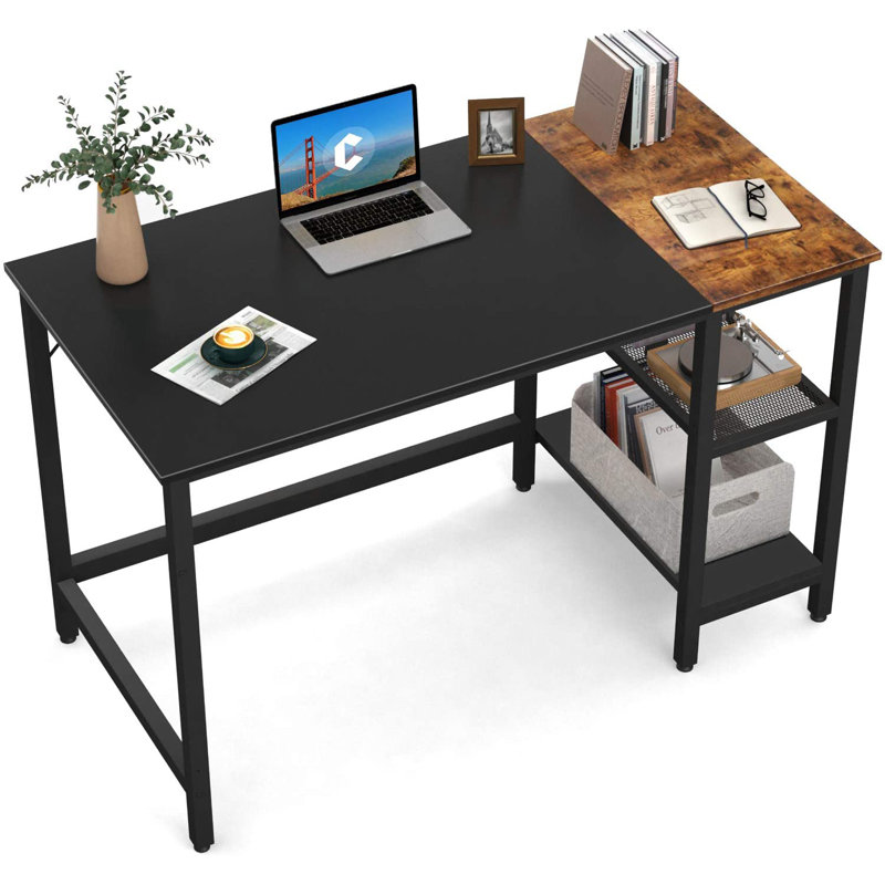 Bureau Varun, Noir rustique, H 29,5 po x l 40 po x P 23,6 po