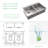 33" L x 22" W Drop-In Double Bowl Stainless Steel Kitchen Sink with One Faucet Hole-70631166