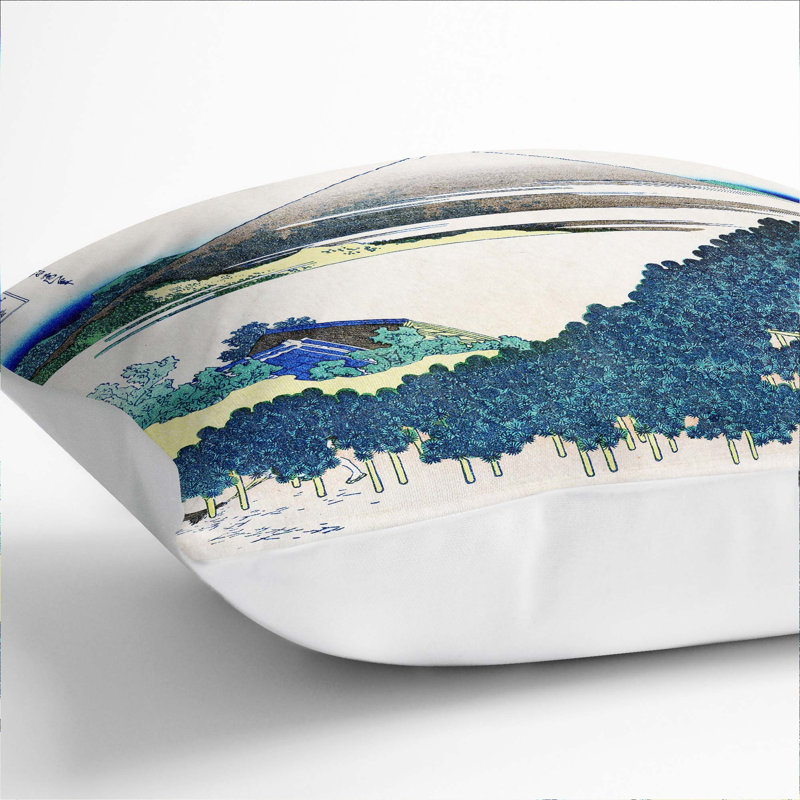 Square Throw Cushion, 55cm H x 55cm W x 20cm D, White