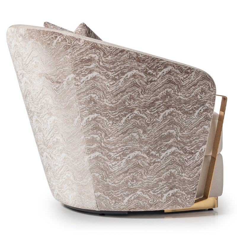 Carmela 32'' Wide Barrel Chair