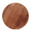 Mango Wood Round End Table, Honey