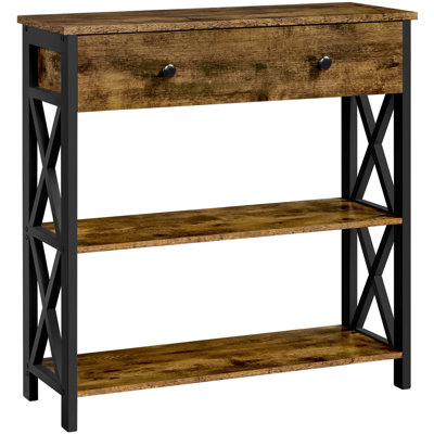 Vintage Wooden Console Table