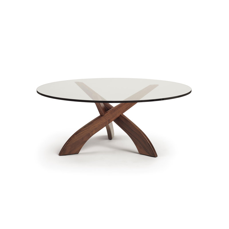 Entwine Glass Top Single Coffee Table