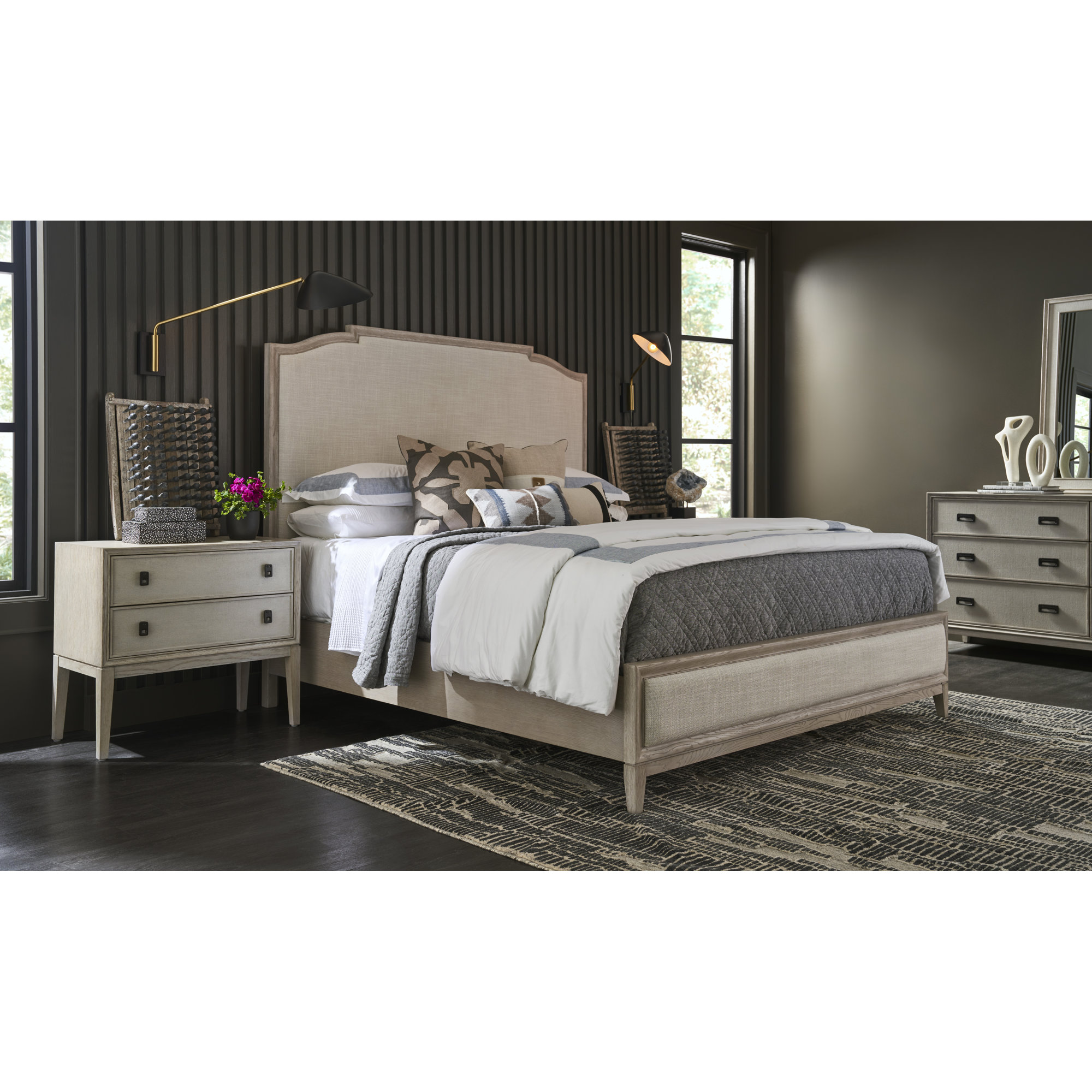 Nadine Upholstered Bed, Queen