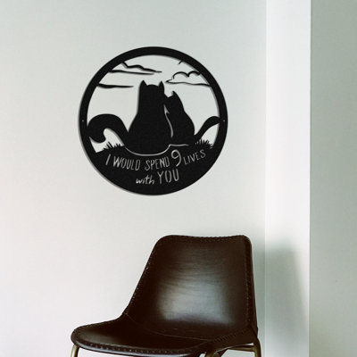 Cat Lives Wall Décor