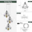 Ambreia 3 - Light Cluster Pendant-1275140840