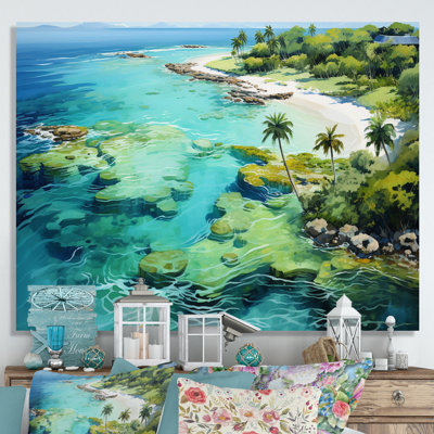 Caraibe Tropical Paradise, reproduction d'art sur toile