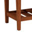 Banc en tissu et finition chêne Charla-598475105