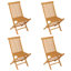 Hinkle 4 - Person Patio Dining Set Octagonal Table