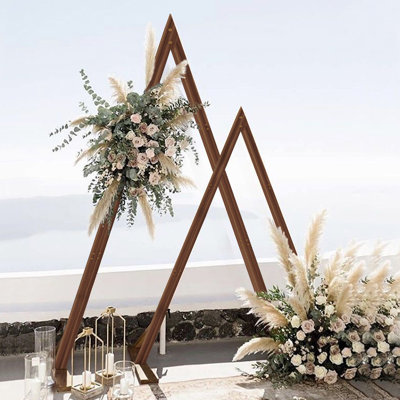 2 pièces arche de mariage en bois