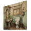 Toile de ferme rétro Sevdi, impression sur bois II-2073248931