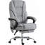 Fauteuil inclinable chauffant, fauteuil de bureau de massage à hauteur réglable, repose-pieds