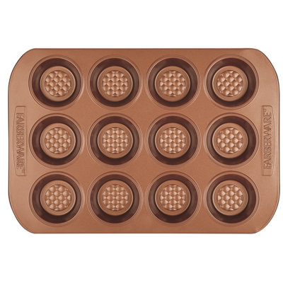Farberware Nonstick Bakeware Muffin Pan / Cupcake Pan, 12 Cup