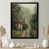 Cadre pour photo simple noir, bois massif