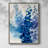 Delphinium II Framed Print - Solid Wood-1621835029