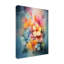 Art mural sur toile tendue - Fleurs murales, couteau à palette HD étendu «Imagine It Images» pour décoration de salon, de chambre à coucher ou de bureau - 24 x 32