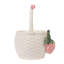 Stoneware Strawberry Basket Container