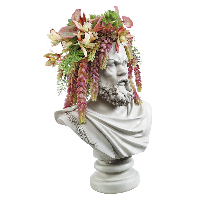 Pot à fleurs Buste of Antiquity