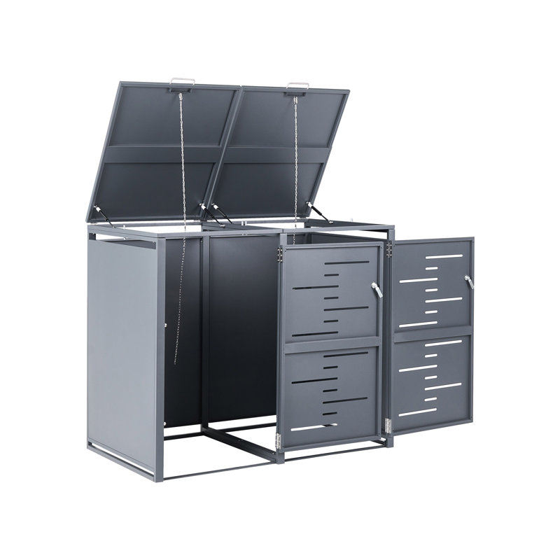 PERISSA Steel Double Bin Store