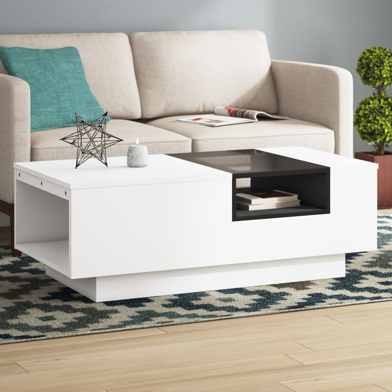 Block Coffee Table with Storage