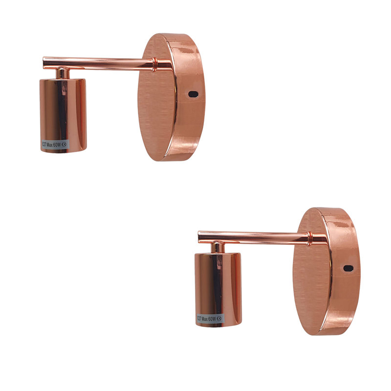 Lissowski Armed Sconce, No, Rose Gold