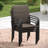 10-Piece Outdoor Dining Set with 63“ Round Dining Table and Stackable Rattan Armrest Chairs-112437913