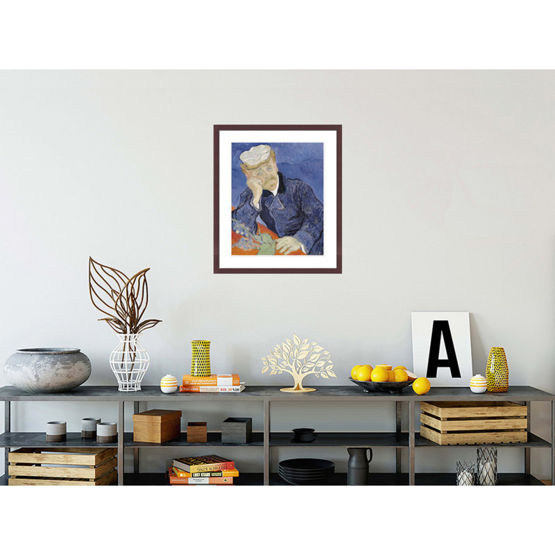 «Dr. Paul Gachet» par Vincent van Gogh, impression giclée encadrée, H 27,31 po x l 23,5 po