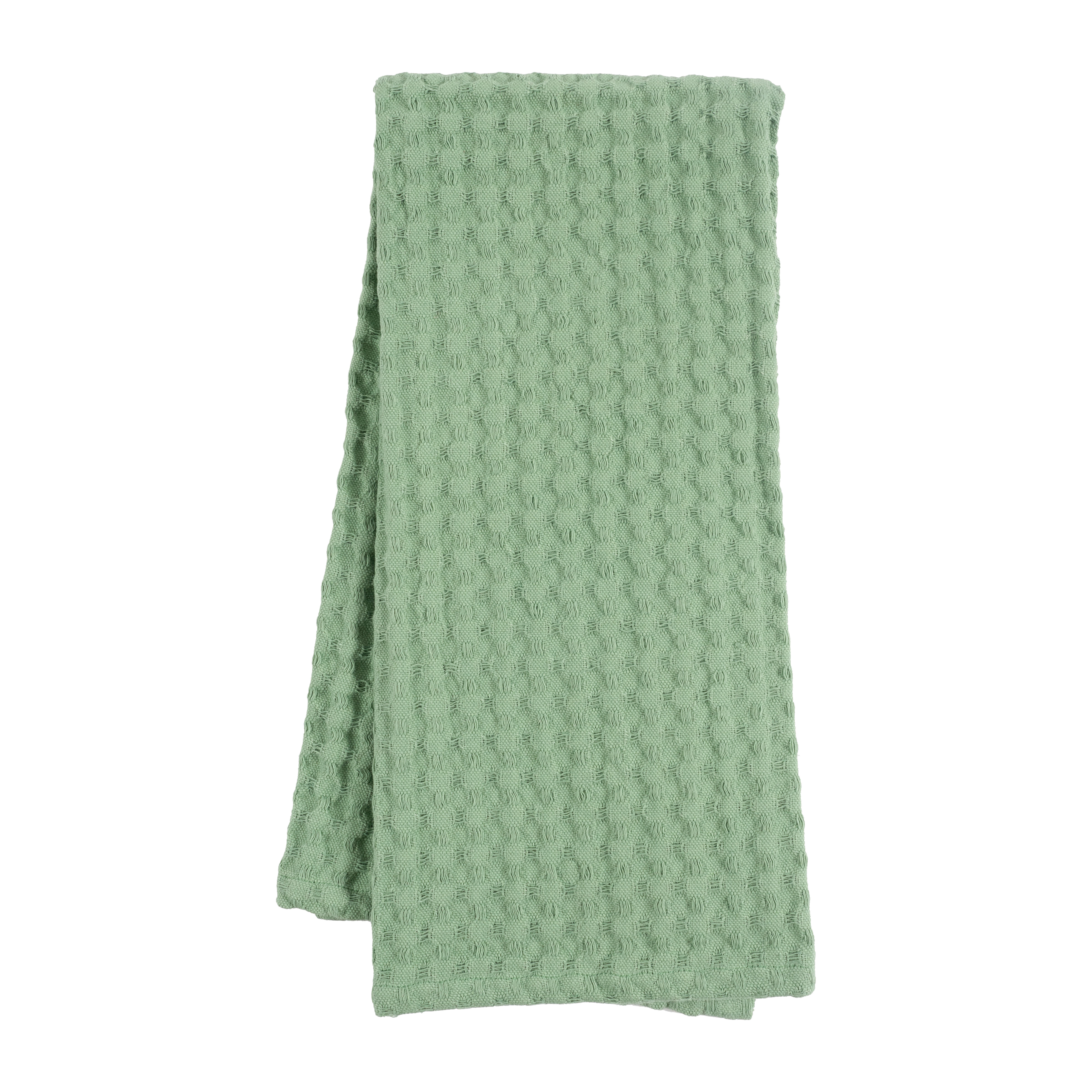 KitchenAid Albany Dishcloth 8-Pack Set, Green, Cotton