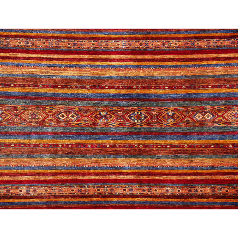Wool Striped Area Rug