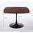 42" Small Space Square Dining Table With Metal Pedestal Base, 2–6 Person-210975224
